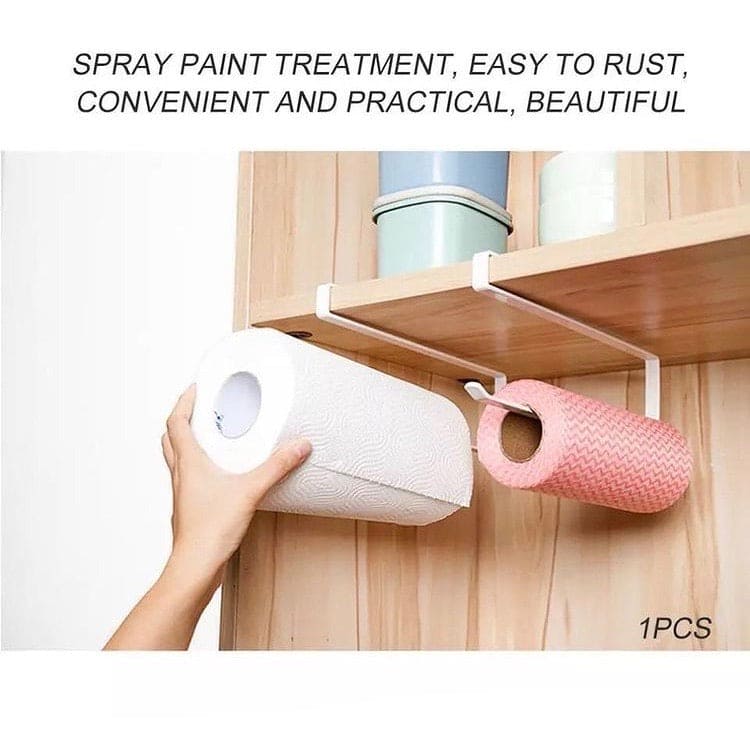 Paper Towel Holder, Paper Towel Hanger Rack, Door Hanging Organizer Paper Towel Holder, Paper Towel Hanger Rack, Door Hanging Organizer